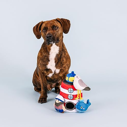 Fringe Studio Plush Dog Toy Set, Interactive Hide and Seek Play, Ships Ahoy, Pet Shop Collection (289248) - color: Ships Ahoy
