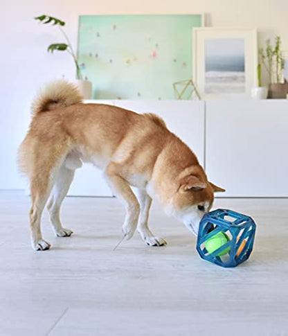 Outward Hound Puzzle Cube Interactive Squeaky Dog Toy - color: Puzzle Cube, size: 3 Piece Set