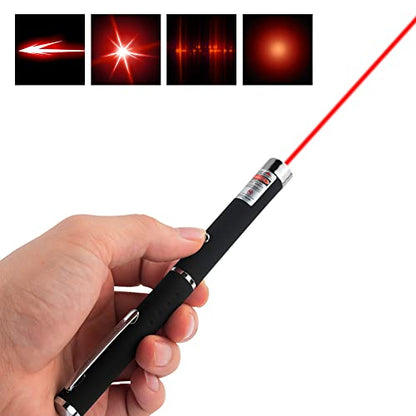 3 Pcs Laser Pointer for Cats Dogs Cats Laser Pointer Pet Interactive Toys Laser Presentation Remotes Red Green Purple Light (3 PCS Pack Color Mixed, Without Battery)