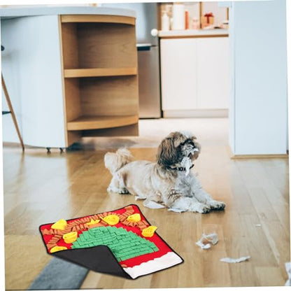 BESPORTBLE Pet Snuffle Mat for Dogs Washable Slow Feeder Multi-Functional Foraging Mat for Sniffing and Training Lint Material for Indoor and Outdoor Use