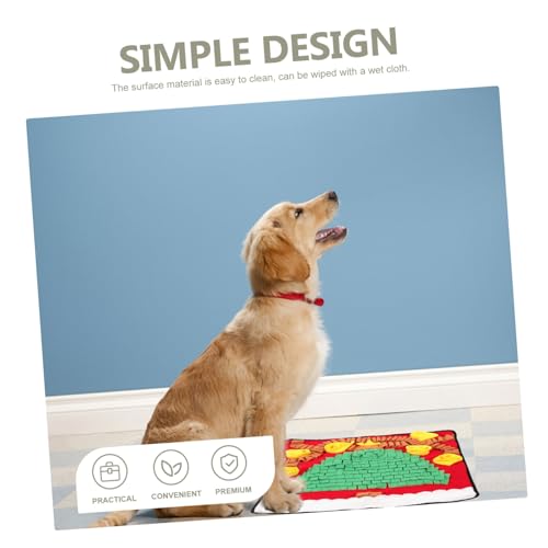BESPORTBLE Pet Snuffle Mat for Dogs Washable Slow Feeder Multi-Functional Foraging Mat for Sniffing and Training Lint Material for Indoor and Outdoor Use