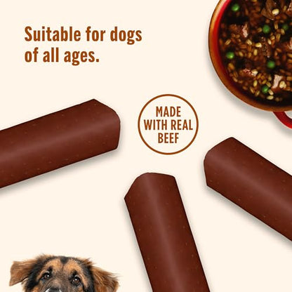 Nutrish Soup Bones Premium Dog Chews with Real Beef and Barley, 3 Chews (Rachael Ray) (Pack of 8) - size: 6.3 Ounce (Pack of 8)