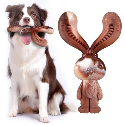Indestructible Dog Toys for Aggressive Chewers, Tough and Durable Chew Toys for Large Medium Dogs, Interactive Dog Chew Toys to Keep Them Busy (A Rabbit) - color: A Rabbit