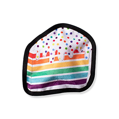 Fringe Studio Plush Dog Toy, Durable, Piece of Cake (729063) - color: Piece of Cake