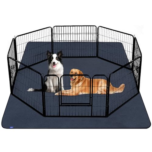 Sunsleek Washable Dog Pee Pads Extra Large 65"x48", Super Absorbent, Non-Slip, Reusable Puppy Pads for Playpen, Crate, Floor, Waterproof Pet Training Mats for Quick-Dry Whelping Pads & Incontinence - size: 48x65 Inch (Pack of 1)