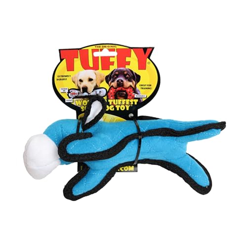 TUFFY World’s Tuffest Soft Dog Toy – Barnyard JR Series, Cow with Squeakers - color: Cow, size: Jr