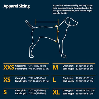 Ruffwear, Vert Dog Winter Jacket, Insulated Waterproof Dog Coat with Harness Leash Portal, Breathable Design with Leg Loops, Windproof Extended Coverage, Reflective Trim, Blue Pool, X-Small - color: Blue Pool, size: X-Small