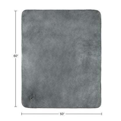 Waterproof Pet Blanket - 50x60-Inch Reversible Sherpa Fleece Throw Protects Couches, Cars, and Beds from Spills, Stains, and Fur by PETMAKER (Gray) - color: Gray, size: Small