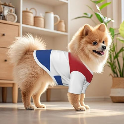 SWEET TANG Dog Summer Cooling T-Shirts, Sun Protection Quick Dry Mesh Breathable UV Protection Lightweight Tee Shirt Netherlands Flag, Medium - color: Pattern (116), size: Medium