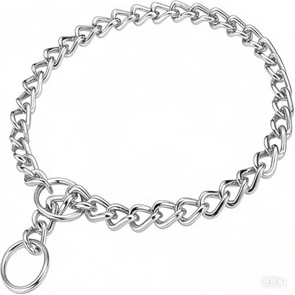 Dog Chain Collars, Metal Choke Link Dog Collar Choker Training Heavy Duty Slip Martingale Puppy Collars for XS Small Medium Large Big XL Breed Dogs (Silver, XS(Neck Max 12inch) D2.0mm) - color: Silver, size: XS(Neck Max 12inch)D2.0mm