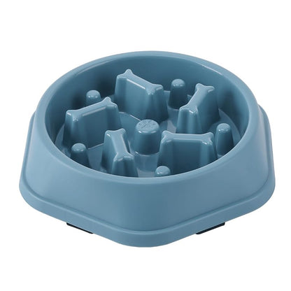 Slow Feed Puzzle Bowl for Dogs – Interactive Anti-Choke Design, Non-Slip & Easy Clean, Ideal for Puppies & Adult Dogs (Blue)