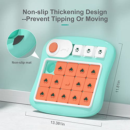 FOXMM Dog Puzzle Toys,Interactive Treat Puzzle Dog Toy for IQ Training & Mental Stimulating,Treat Puzzle Dispensing with Squeaky Design for Large Medium Small Smart Dogs - style: L-Level 3