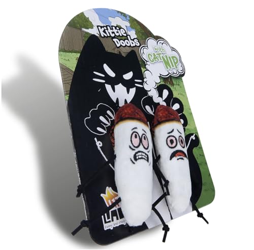 LIT LABS Kittie Doobs Adventure Toys - Funny Catnip Joints for Cats with Dried and Organic High Potency Catnip - Fear Theme - style: Fear