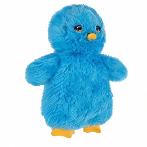 Best Pet Supplies Interactive Squeaky Dog Chew Toy, Ideal Dog Toys for Chewers, Small, Medium & Large Dogs, and Fetch Lovers - Crinkle Chicken (Blue), Large - color: Crinkle Chicken (Blue), size: Large