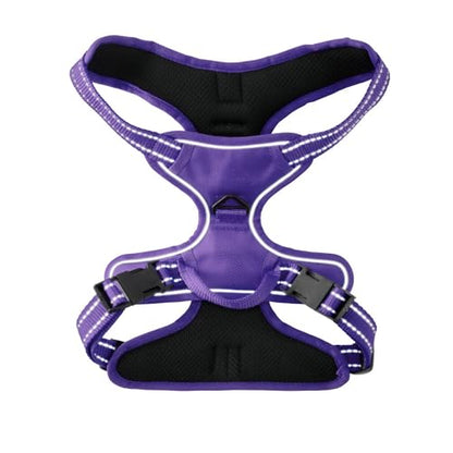 Pet Passion MAX - THE Hardy Reflective Harness, Purple, Large - color: PURPLE, size: Large (40-60 lbs)