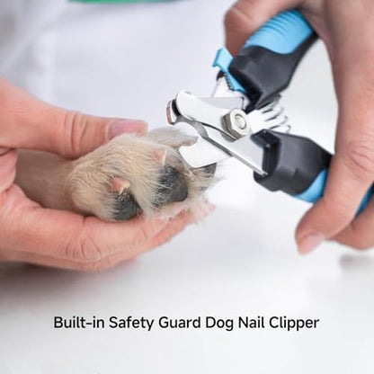 NVNAN 5-in-1 Pet Grooming Kit: Deshedding Rake, Nail Clipper, Grooming Gloves & Massage Brush for Dogs and Cats (Nail Clipper Set) - color: Nail Clipper Set