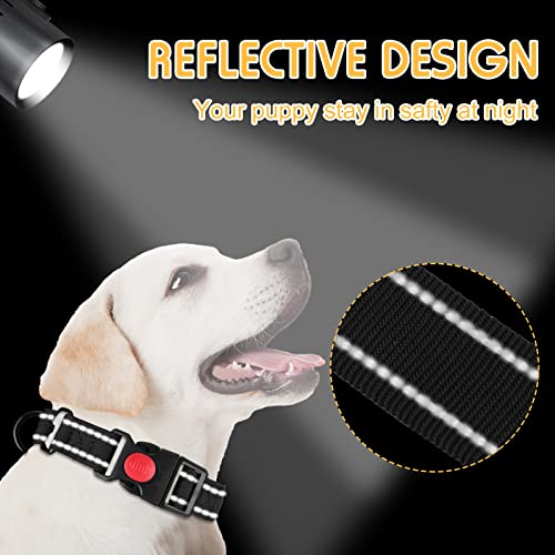6 Pcs Multicolor Nylon Martingale Dog Collar Adjustable Martingale Collar with Buckle Small Training Collar for Dogs Puppy Collar for Dogs Puppy Training