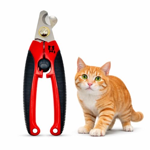 Warren London Cat Nail Clipper | Kittens Small Dogs | Stainless Steel Blade | Nail Safety Guard | Precision Grooming Tool - style: Small Nail Clippers - Cats and Small Dogs