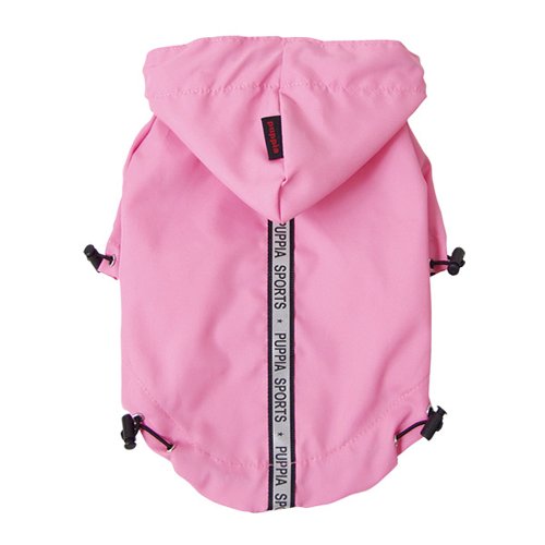 Puppia Authentic Base Jumper Raincoat, Extra-Large, Pink - color: Pink, size: Extra-Large