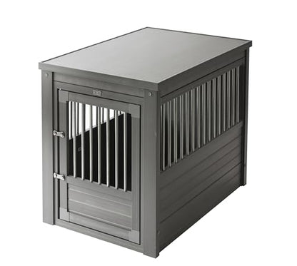 New Age Pet ecoFLEX Pet Crate/End Table, Large, Grey - color: Grey, size: 35.4"L x 24.0"W x 28.0"H