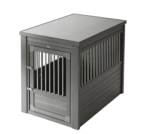 New Age Pet ecoFLEX Pet Crate/End Table, Large, Grey - color: Grey, size: 35.4"L x 24.0"W x 28.0"H