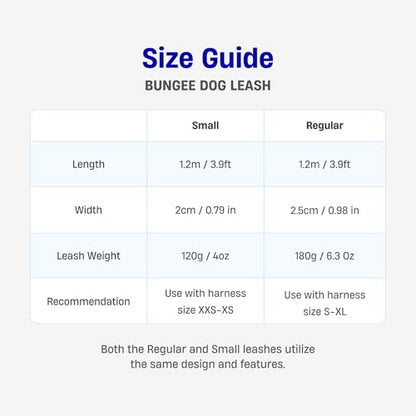 Dog Friendly Co. Bungee Dog Leash | Strain Free & Shock Resistant for Control | Neoprene Padded Handle, Heavy-Duty Carabiner Clip, and D-Ring | Brown, Size Regular - color: Brown, size: Regular