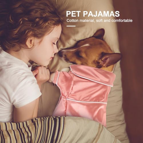 balacoo Small Dog Pajamas Lightweight Cotton Sleepwear Comfortable Indoor Clothes for Daily Wear Special Occasions and Photo Sessions