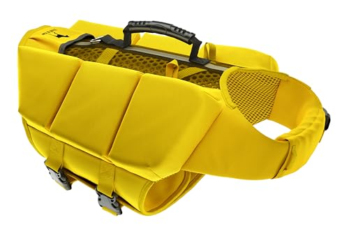 NOAH & PAW Dog Life Jacket, Human Standards Lifejacket Design, Dog Life Vest for Swimming and Boating, 3X Foam Support for Max Floating, Breathable Mesh, Salvavidas para Perros, Size XL - size: XL