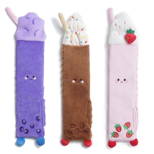 Nocciola 3 PC No Stuffing Small Dog Toys, Removable Crinkle Squeaky Durable Dog Tug Toy Summer Drinks Theme, Bottle Insert Fun Puppy Toys to Keep Them Busy - style: 3 PC No Stuffing Drinks