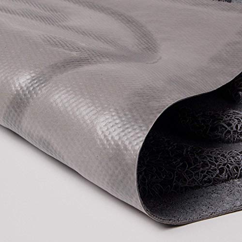 PetLike Cat Litter Box Mat, Thick Kitty Litter Trapping Mat, Durable,Waterproof &Washable with Non-Slip Backing, Soft on Kitty Paws and Easy to Clean, BPA Free - color: Light Grey, size: 30x18