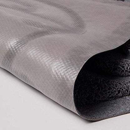 PetLike Cat Litter Box Mat, Thick Kitty Litter Trapping Mat, Durable,Waterproof &Washable with Non-Slip Backing, Soft on Kitty Paws and Easy to Clean, BPA Free - color: Light Grey, size: 30x18