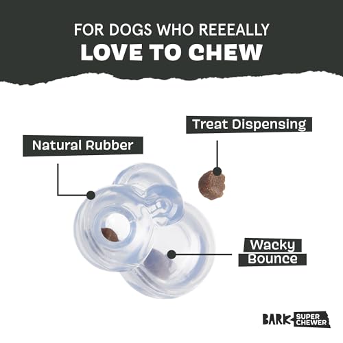 Barkbox Bubbler Treat Dispensing Dog Toy for Medium Dogs – Wacky Bounce for Playful Pups Who Love a Challenge and Engaging Fun - style: Bubbler
