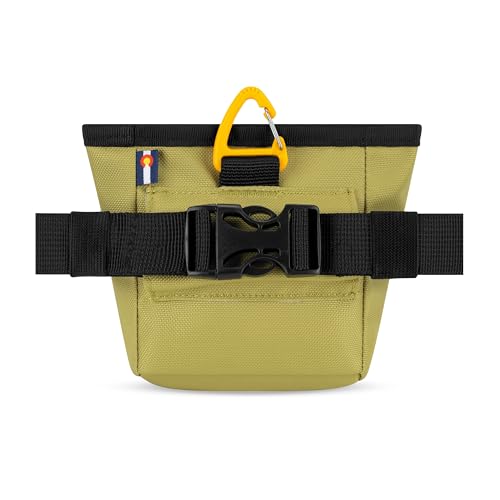 OllyDog Goodie Treat Bag, Dog Treat Pouch, Waist Belt Clip for Hands-Free Training, Magnetic Closure, Dog Training and Behavior Aids, Three Ways to Wear (Alchemy) - color: Alchemy
