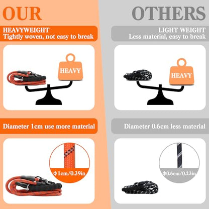 2 Way No Tangle Dog Leash - 360° Swivel Leash for Two Dogs, Reflective Design for Small Medium Large Dogs (Black, 2 Way)