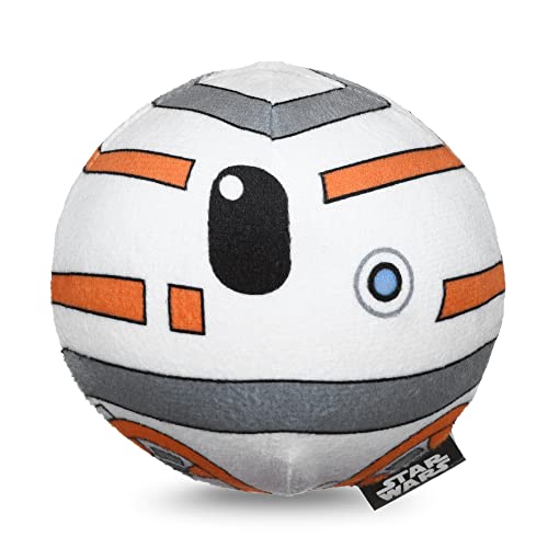 STAR WARS for Pets BB-8 Plush Squeaky Ball for Dogs| Toy for Dogs | Soft Fabric Squeaky Ball Dog Toys, Dog Chew Toys, Gifts for Fans, 4 Inch (FF19189) - size: 4 Inch