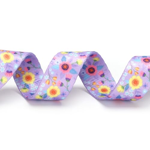 Personalized Custom Customized Silent No Jingle Dog Collar with Engraved ID Dog Name Phone Number/Dog Collars for Puppy X-Small Small Medium Large X-Large Boy Girl Dogs-New Purple Flower-XS - color: 7 New Purple Flower, size: X-Small (0.6" *7.8"-11.8")