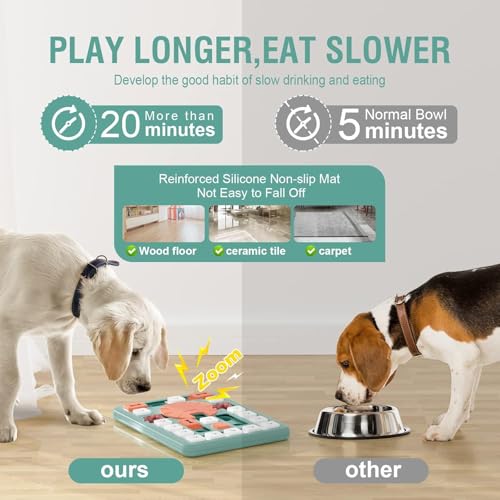 Dog Puzzle Toys, Treat Dispensing Dog Enrichment Toys for IQ Training and Brain Stimulation, Interactive Mentally Stimulating Toys as Gifts for Puppies, Cats, Dogs (L-Level 4) - color: L-Level 4