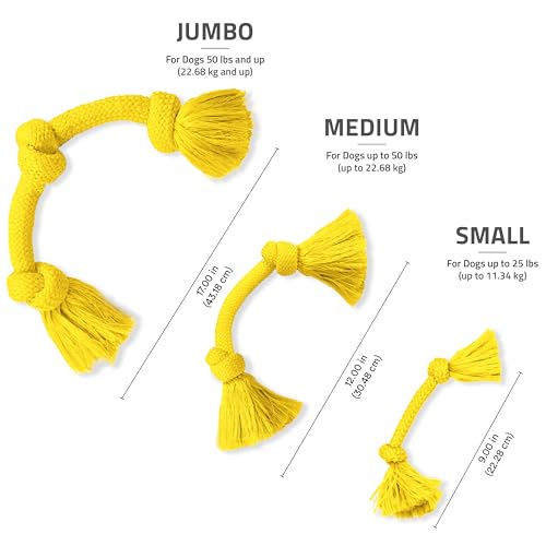 Playology Dog Toys | Dri-Tech Rope Toy Tug of War Rope for Aggressive Chewers | Medium Chicken Scented Toy - Easy to Clean and Made from Non Toxic Materials - size: Medium, style: Chicken