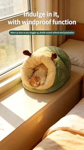 Popular Slippers Cat Bed Winter Semi-Enclosed Pet Bed for Dogs and Cats, Warm and Thick Sleeping Dog and Cat Bed