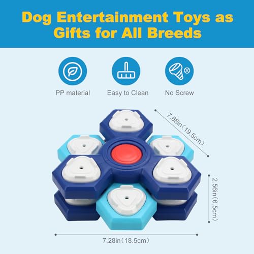Dog Slow Feeder - Interactive Dog Food Puzzle Toy, Treat Maze Game for Dogs & Cats, Mental Stimulation & Boredom Relief, Adjustable Difficulty Pet Enrichment Toy (Three Layers) - size: three layers