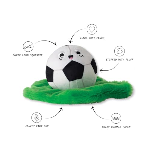 Fringe Studio Plush Dog Toy, JUST Kick IT, Pet Shop Collection (314232) - color: Just Kick It