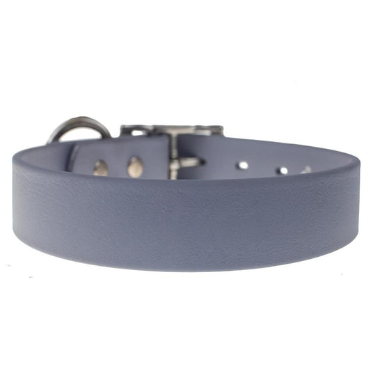 dogIDs Waterproof Soft Dog Collar - Odor Resistant, Safe, Comfortable, Durable, Adjustable, Made in The USA - Grey, 1 in X 16 in (Fits Neck Sizes: 15-19 in) - color: Grey, size: 1 in X 16 in (Fits Neck Sizes: 15-19 in)