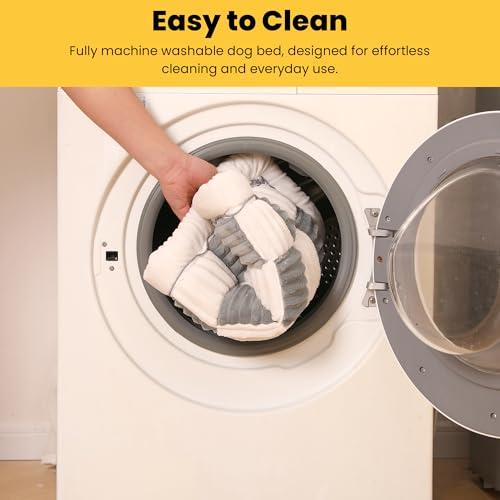 Dog Bed Mats Crate Pad for Small, Medium, Large Dogs, Washable Anti-Slip Pet Bed Mats, Cozy Warm Cat Beds Sleeping Pad (Bluegrey&White, 22.0" L x 13.0" W x 1.5" Th) - color: BlueGrey&White, size: 22.0"L x 13.0"W x 1.5"Th