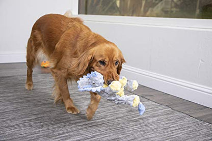 goDog Dinos Frills Squeaky Plush Dog Toy with Chew Guard Technology, Durable Fabric & Squeaker for Active Play, Gray, Large - color: Dinos Frills (Gray), size: Large