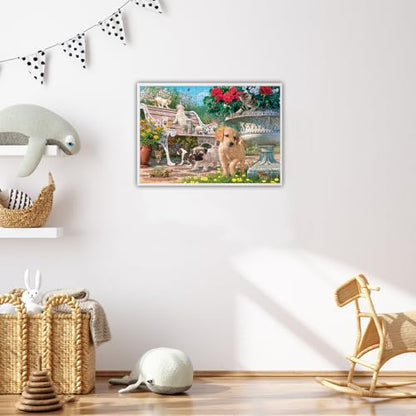 Anatolian Puzzle - Pets Hide and Seek, 260 Pieces Jigsaw Puzzle, #3326, - color: Pets Hide and Seek