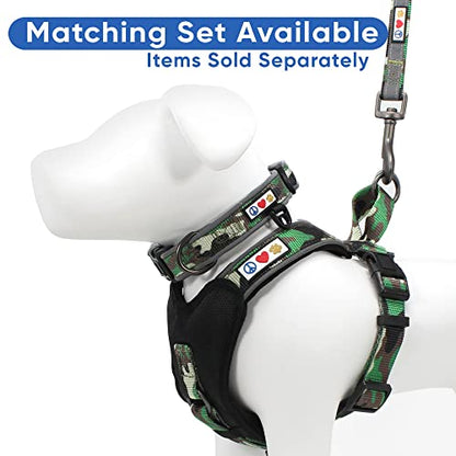 Pawtitas Reflective Padded Dog Harness for X-Small Dogs – Adjustable Puppy Step-in Vest | Fits Chest 14–18 in | No Pull Training Harness | XS | Green Camouflage - color: Green Camouflage, size: X-Small (Pack of 1)