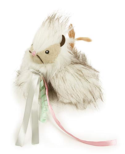 SmartyKat Chitter Critter Squirrel Electronic Sound Plush Kicker Cat Toy, Battery Powered - Gray, One Size - size: One Size, style: Chitter Critter