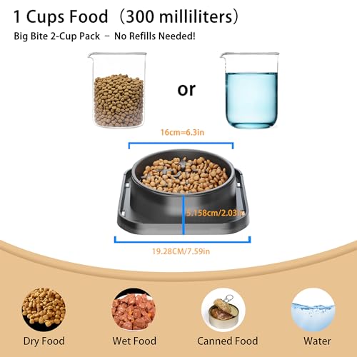 Slow Feeder Dog Bowls for Small Breed, Anti-Slip Puzzle Feeder Bowl to Slow Down Eating for Dogs, 1 Cup Maze Pet Food Feeding Bowl, Bloat Stop Preventing Puppy Dish - Starry Gray - size: Single