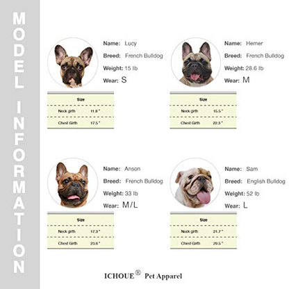 iChoue French Bulldog Vest Harness Adjustable No Pull Soft Padded with Locked Buckle for Frenchie Pug English Boston Terrier Dogs, Kiwi Fruit, Small - color: A Vest Harness Kiwi Fruit, size: Small ( 5 - 25 lbs )