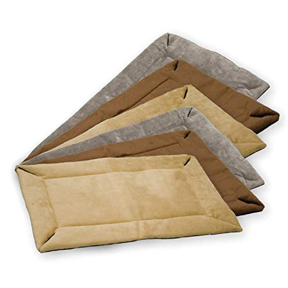 K&H Pet Products Self-Warming Crate Pad, Warming Dog Crate Bed, Machine Washable Dog Crate Mat, Tan X-Small 14 X 22 Inches - color: Tan, size: Extra-Small (14 in x 22 in)